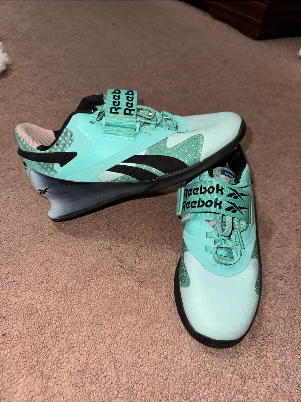 Teal Reebok Lifters